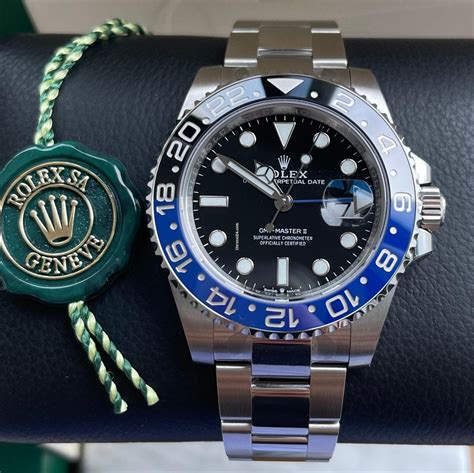 gmt master batman rolex|batman rolex 2022.